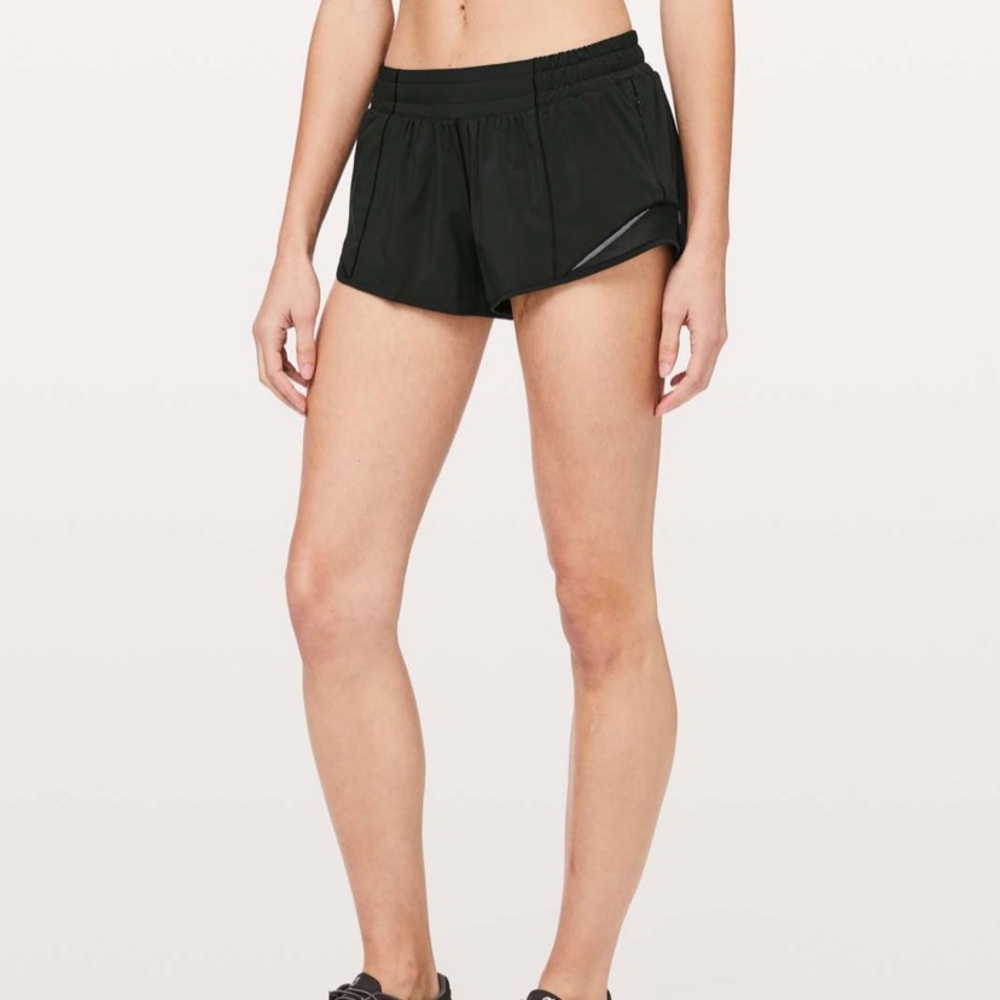 Lululemon hotty hot 2.5 inseam black
